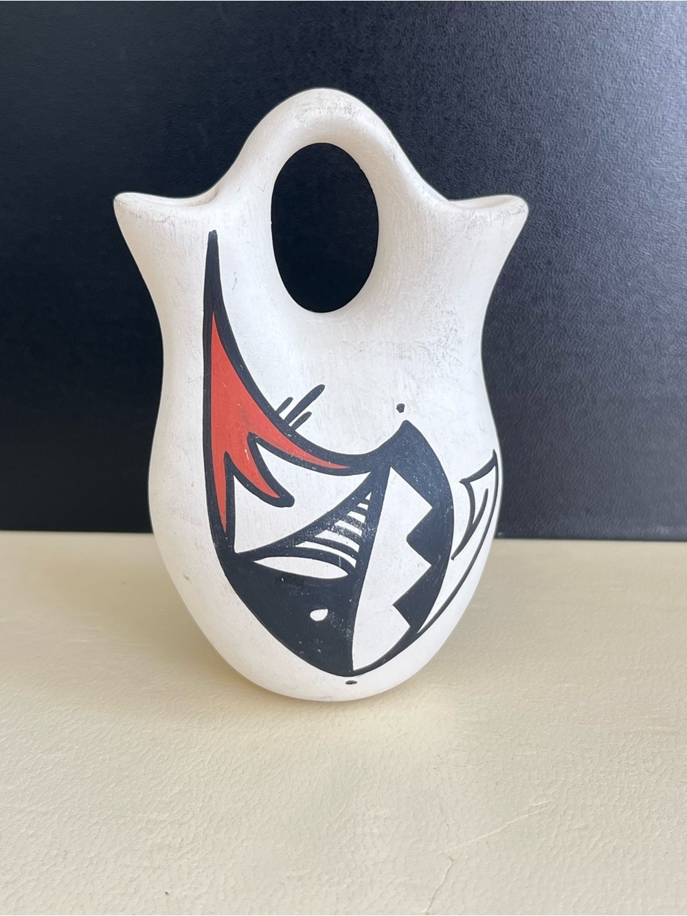 Navajo Hand Painted Wedding Vase